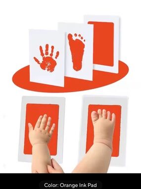 Newborn Baby DIY Hand And Footprint Kit Ink